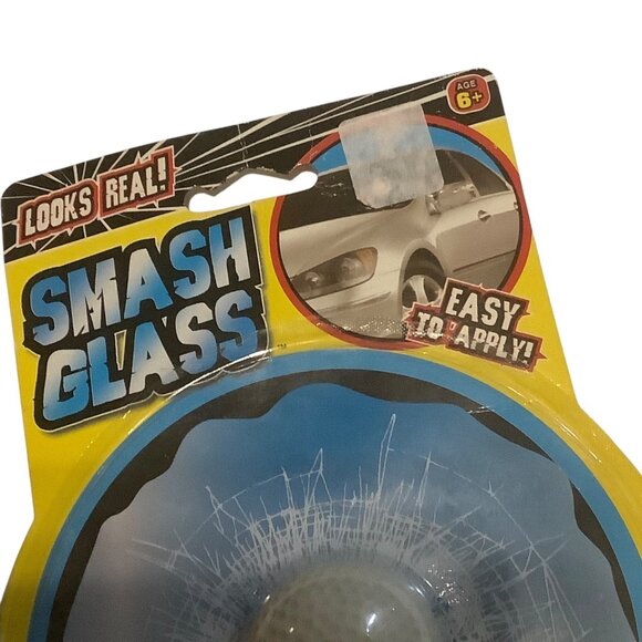 Smash Crack Glass Realistic-Looking Adhesive Prank Decal Car Truck Windows NEW - Picture 2 of 5